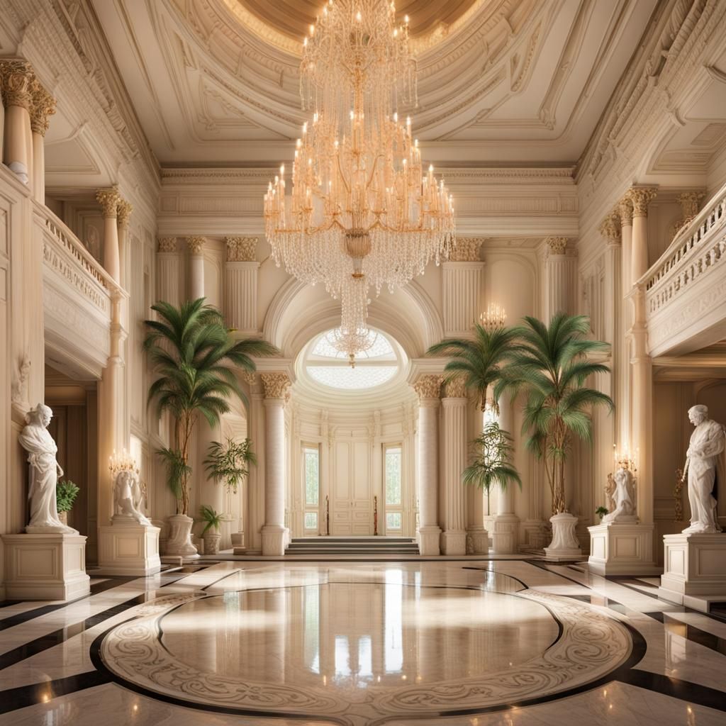 Detailed Map of a Luxurious Mansion