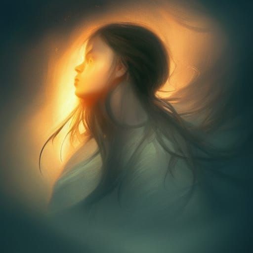 Detailed Portrait in Dynamic Lighting, 8K Resolution