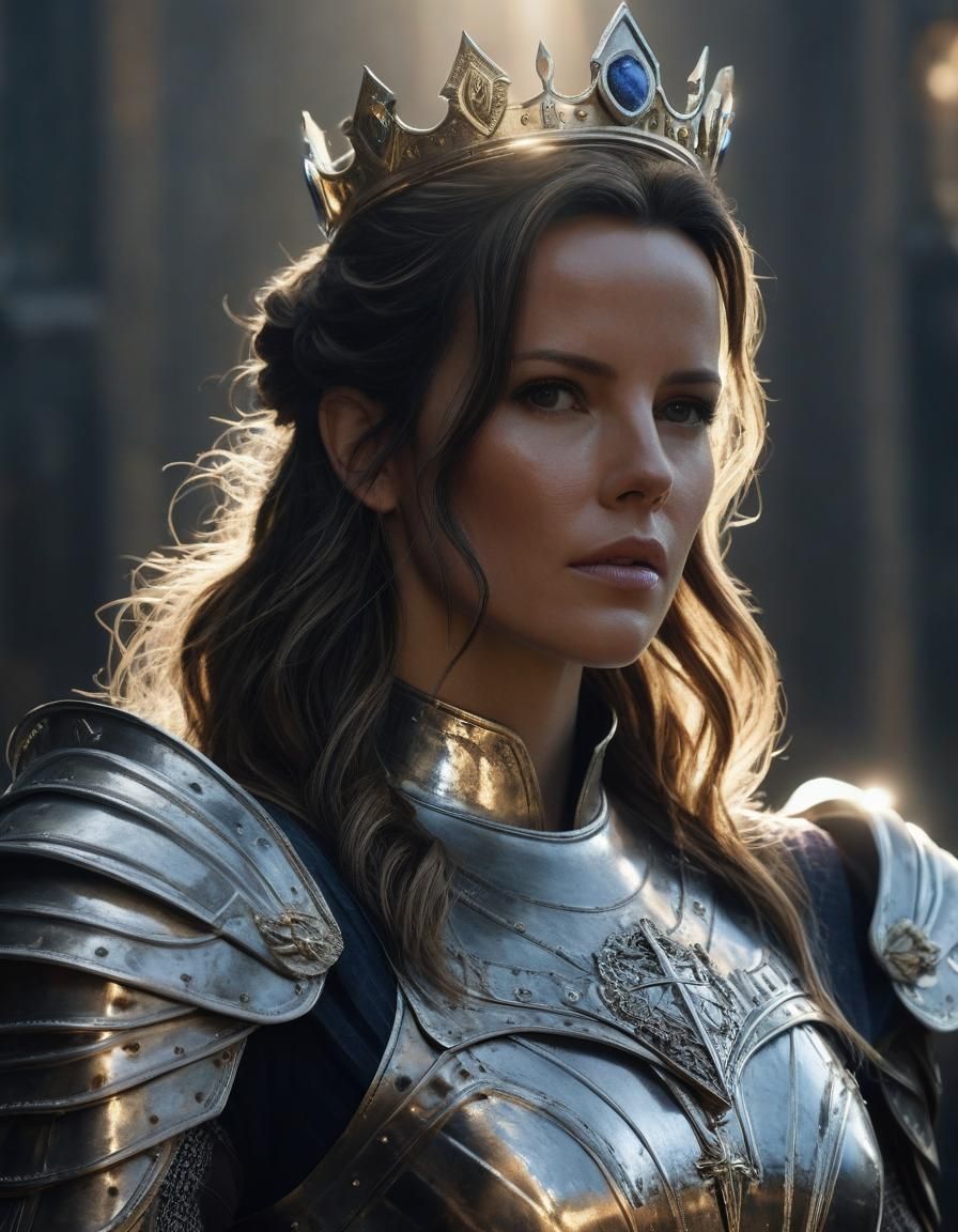 Kate Beckinsale as Crowned Knight in Shining Armor