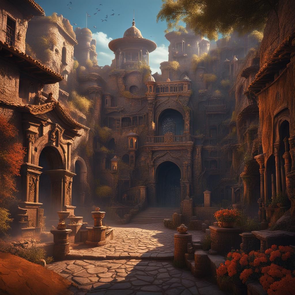 Zorro Matte Painting in Fantasy Style