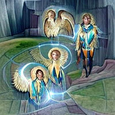 Radiant Archangel Digital Rendering