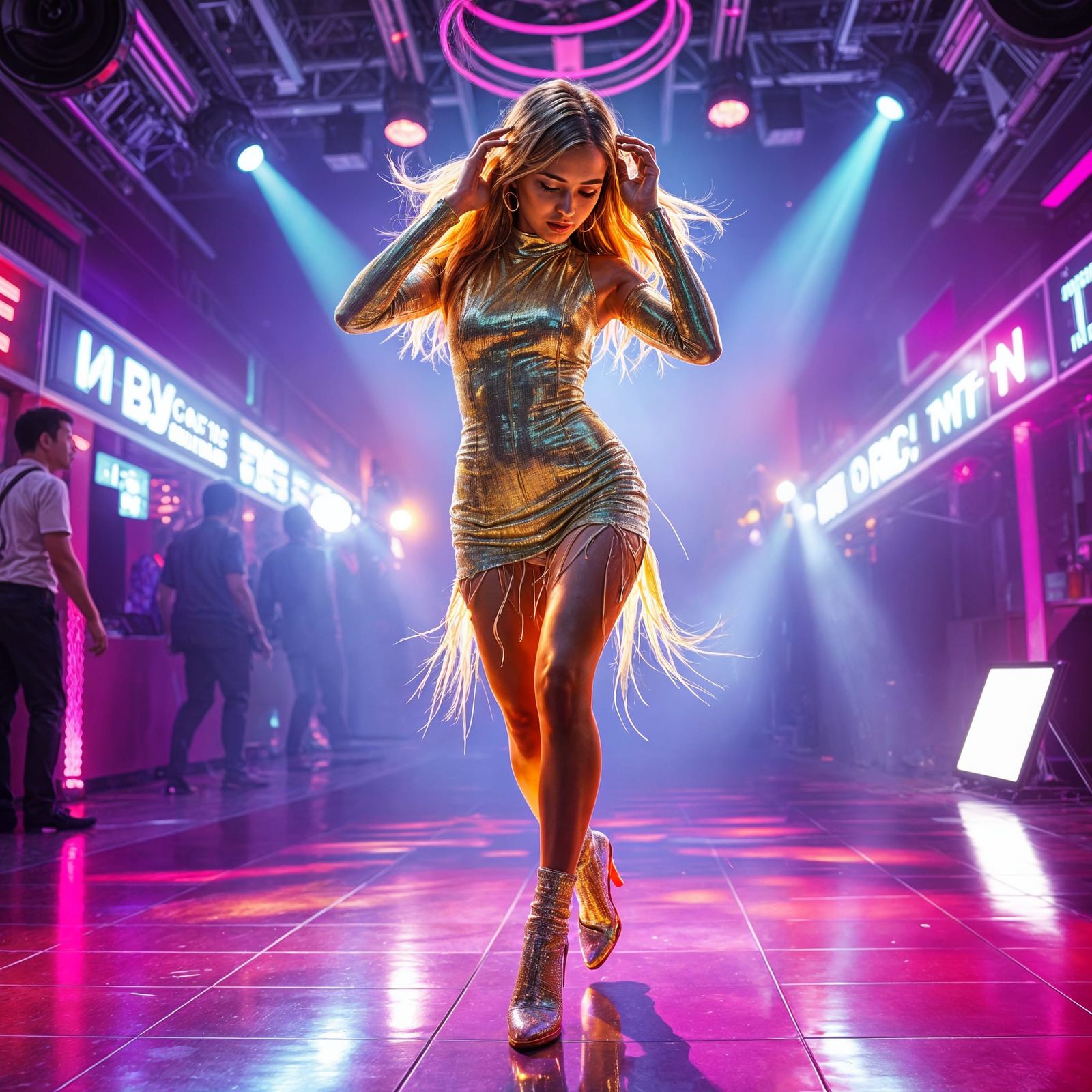 AI Generated Image of Disco