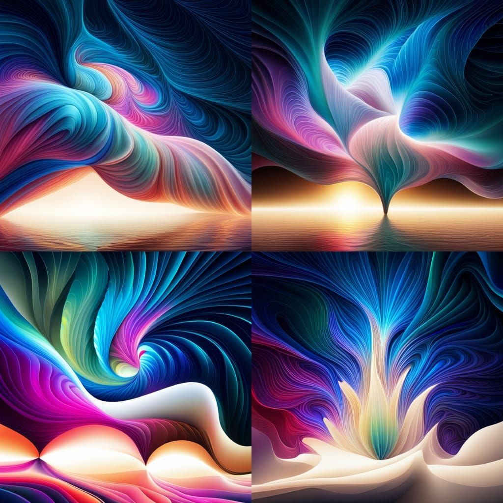 Vibrant Magical Colors in Detailed Hyperrealism