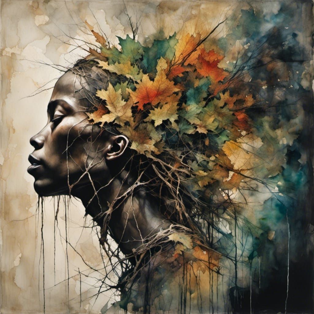 Rasta Figure with Dark Jamaican Theme