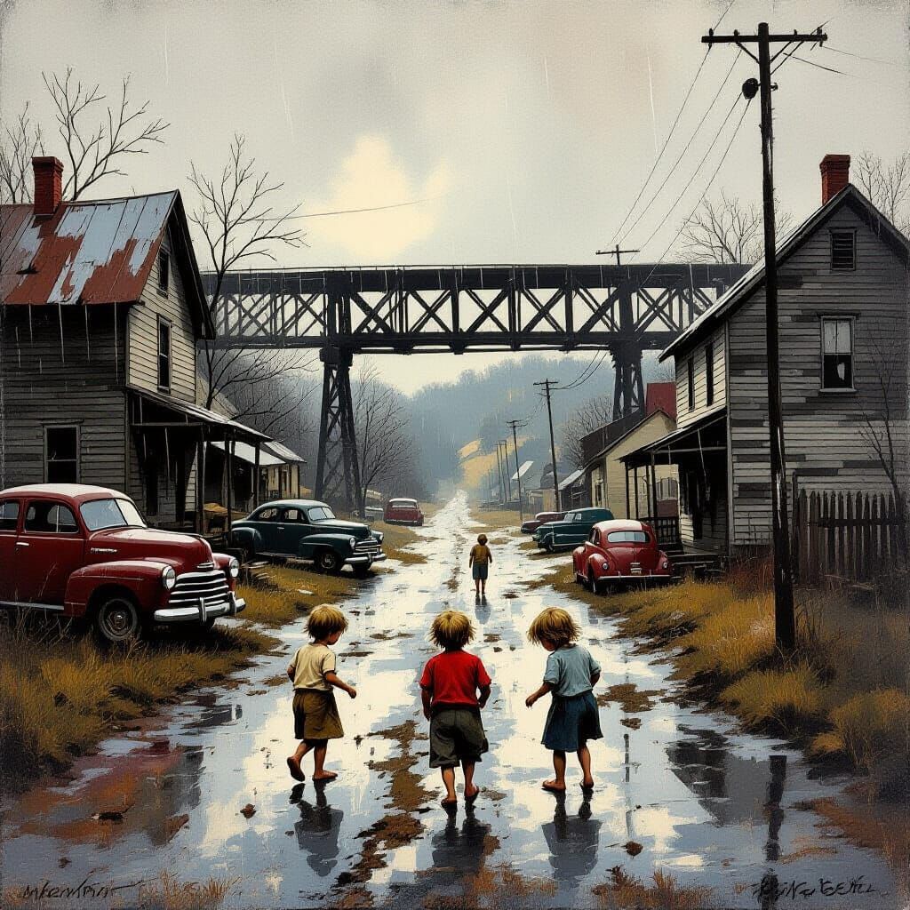 Melancholy Holler: Children at Play in Rural Decay