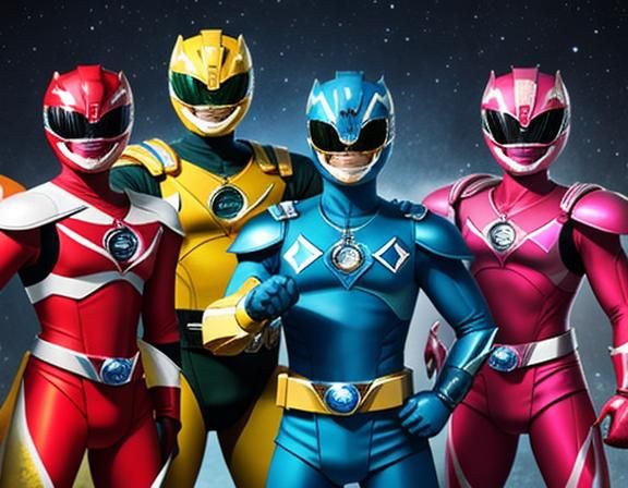 Power Rangers AI Image
