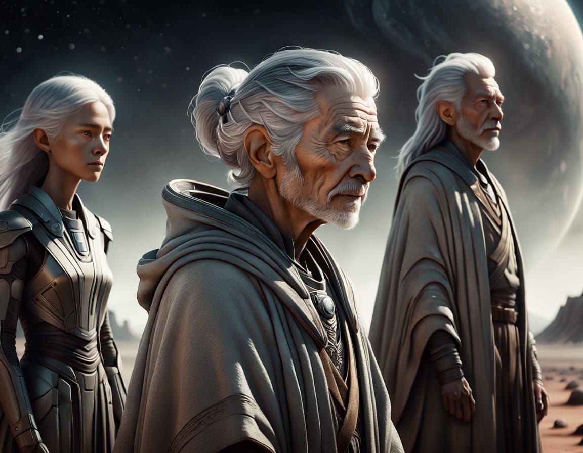 Elderly Aliens in a Distant, Desolate Landscape