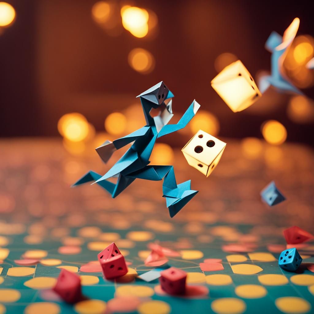 Miniature Game Character with Origami Kits: Concept Art