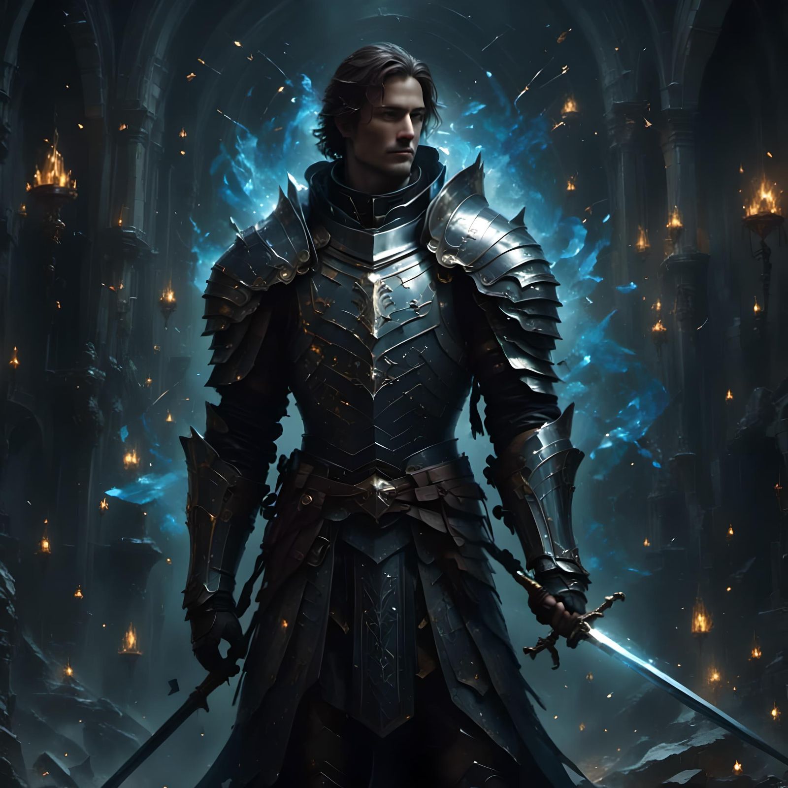 Angelic Demonic Realm in Hyperdetailed Digital Art