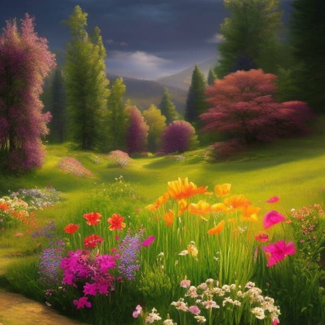 Surrealist Cartoon of Time Flying By