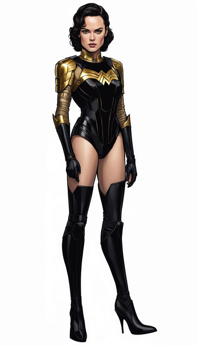 Daisy Ridley as Superwoman in Crime Syndicate HQ