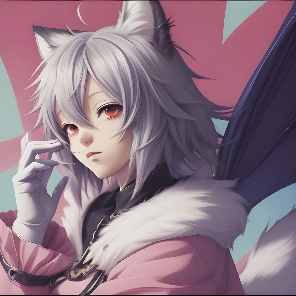 Anime Style Furry Character Illustration