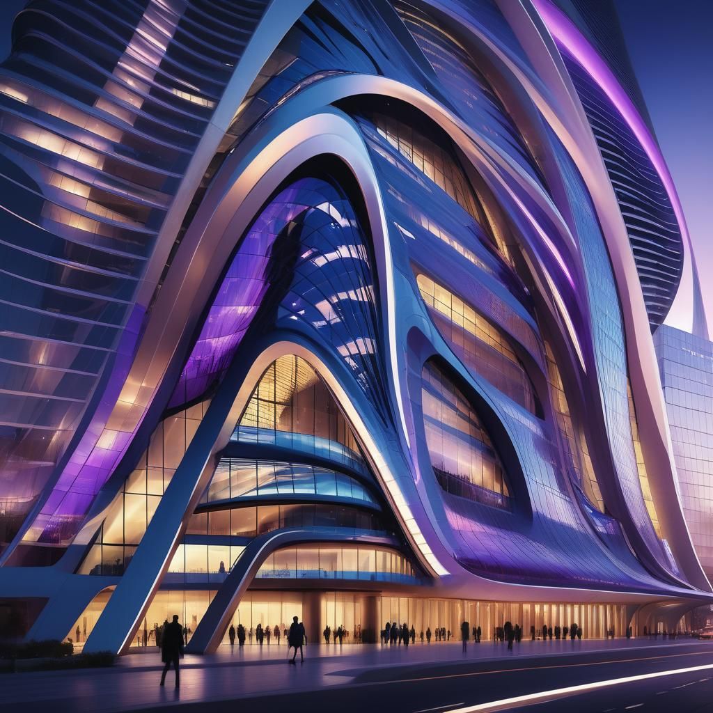 Santiago Calatrava-Inspired Futuristic Architecture