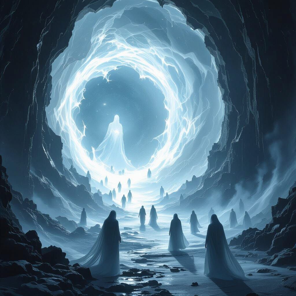 Cosmic Soul Trap in Surreal Astral Realm