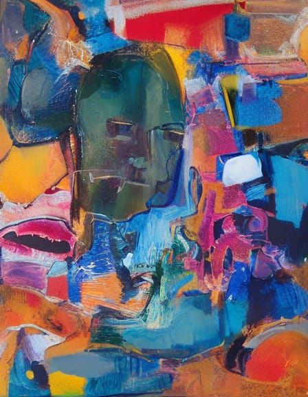 Dreamlike Surrealist Scene with Melting Walls and Warm Golde...