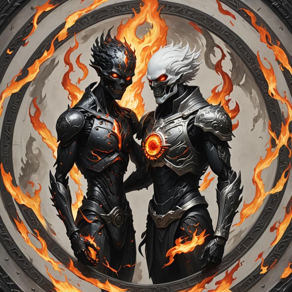 Medallion of Flaming Humanoids