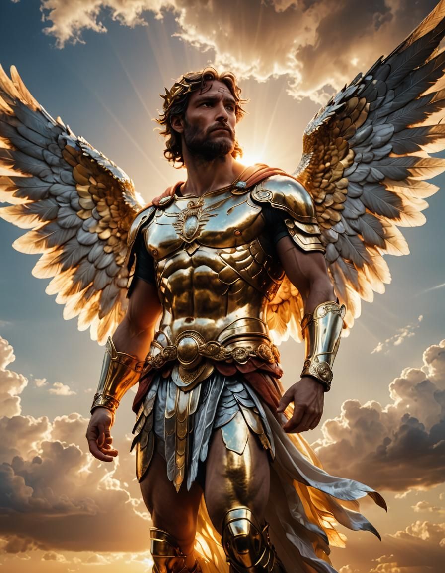 Hyperrealistic Divine Intervention: A Being of Light