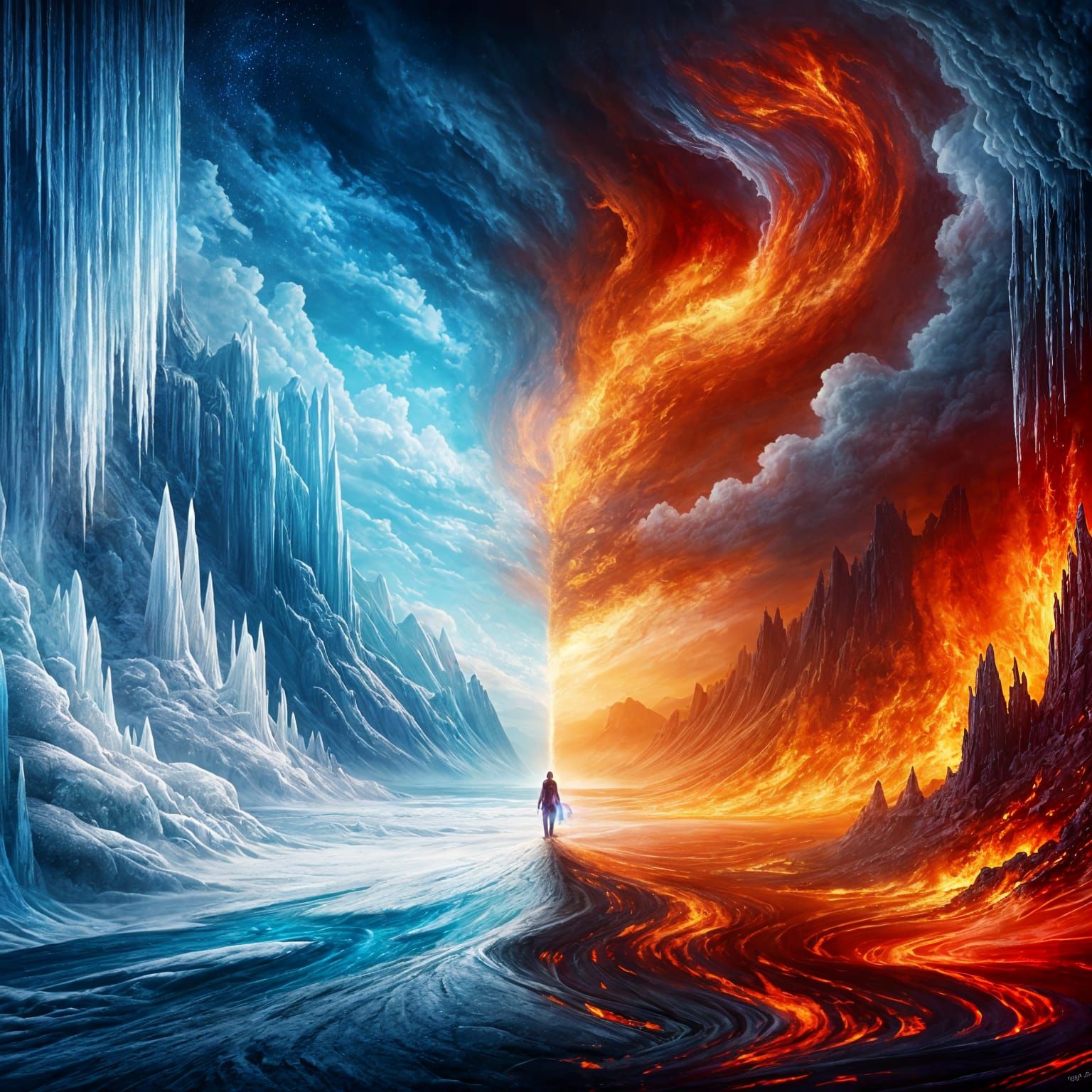 Fire and Ice: A World in Harmony