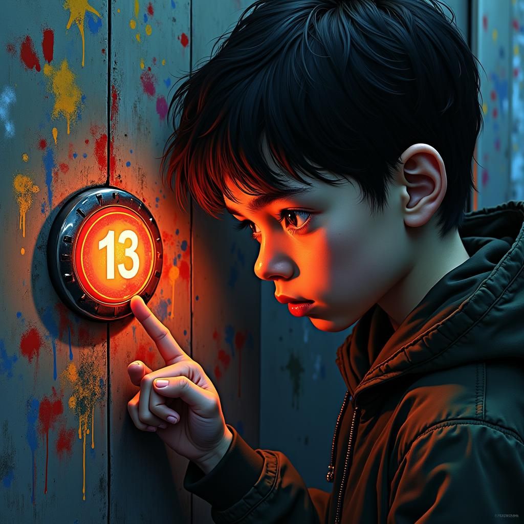 Intrigue on the 13th Floor: A Graffiti Art Elevator