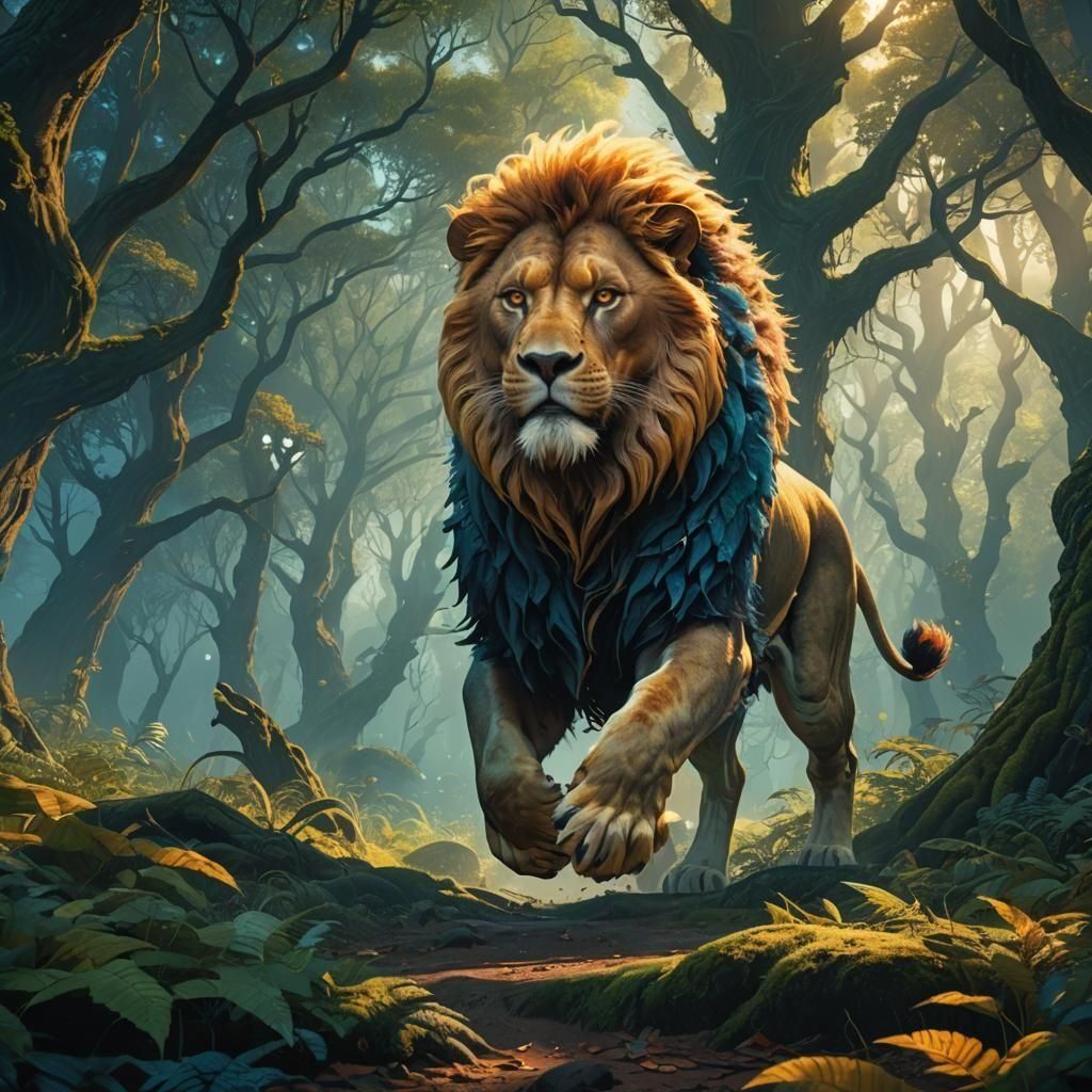 Fantastical Animals in Deep Color: AI Generated Art