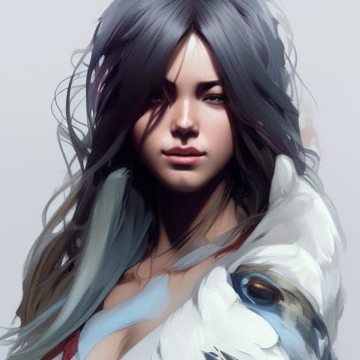 Furry Portrait in Hyperdetailed Digital Art Style