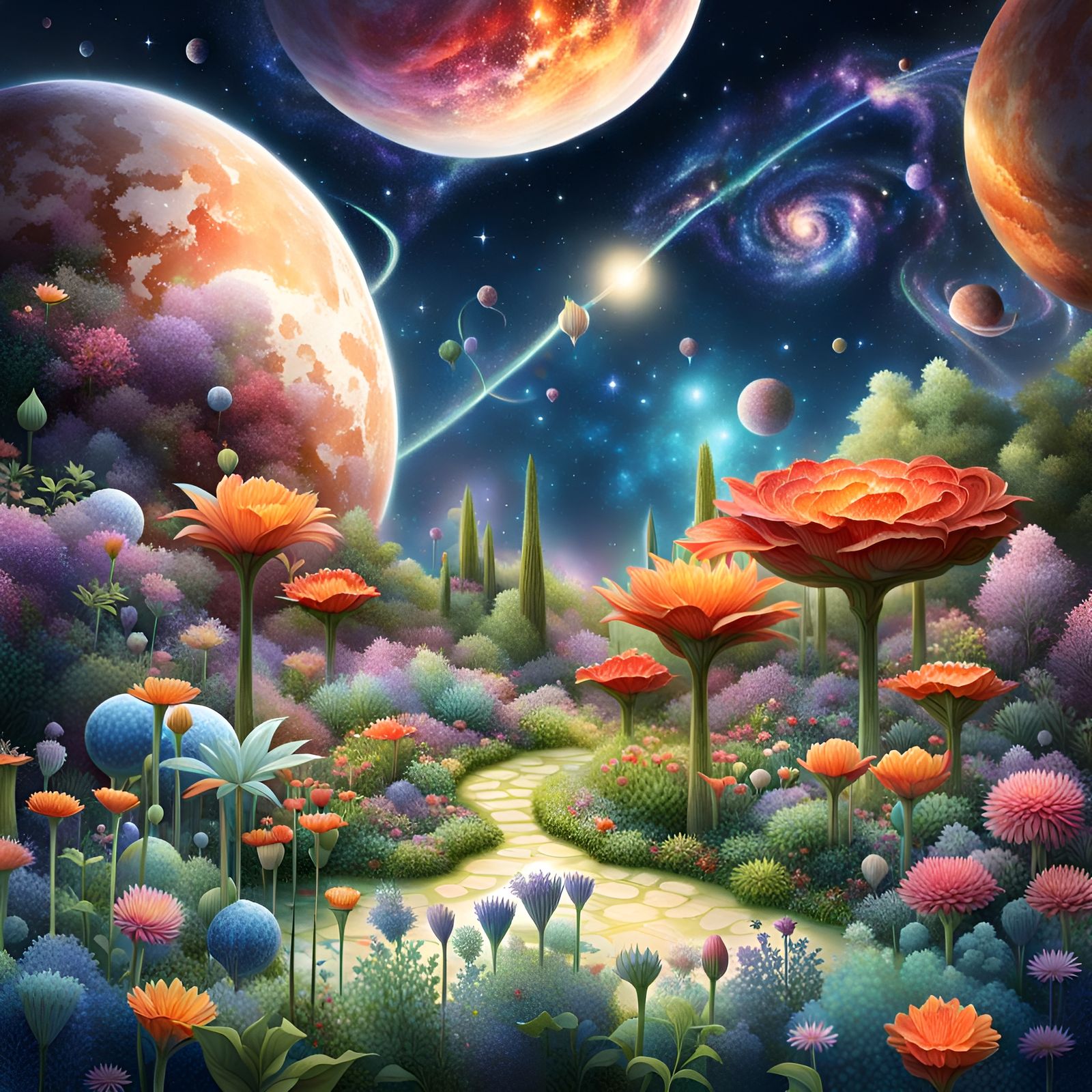 Flowers as tall as trees...