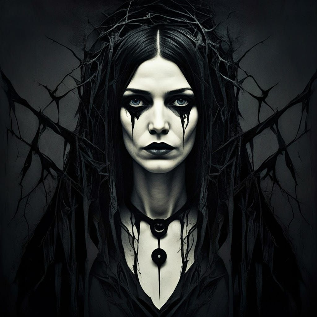 Surreal Minimalist Landscape in Dark Realism Style