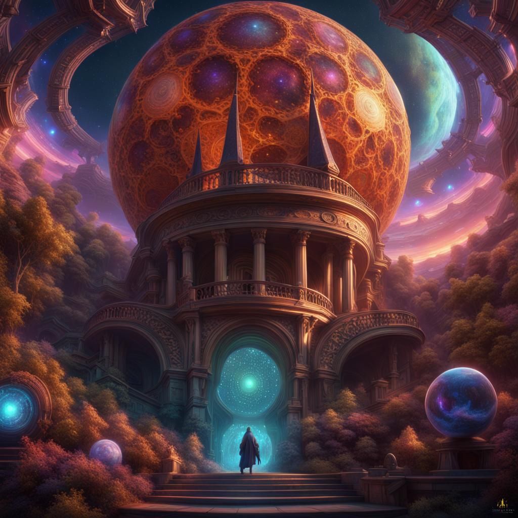 Psychedelic Mind Control Fantasy in Cosmic Observatory