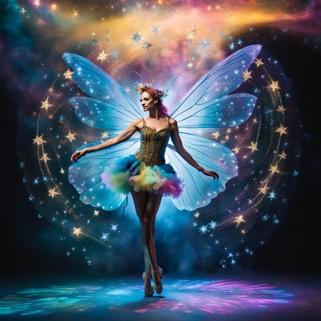 Fantasy Portrait with Doe Eyes in 3D Digital Art