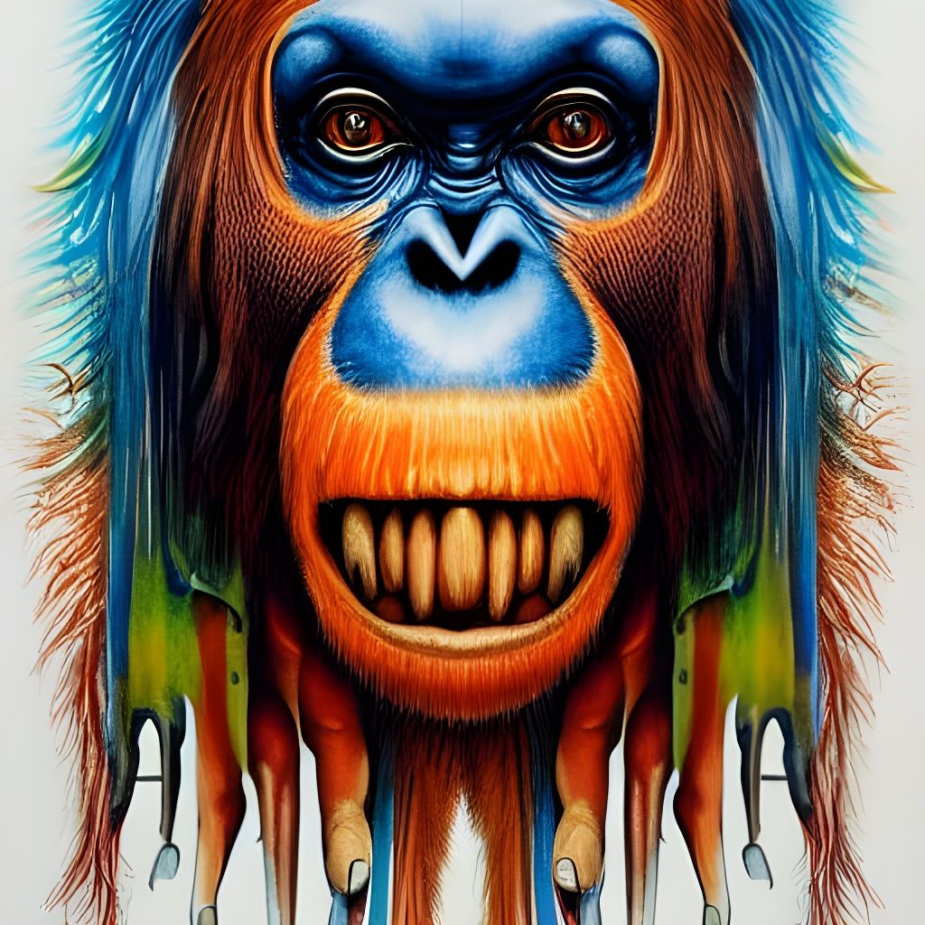 Tribal Watercolor of Patriotic Fantasy Ordinance