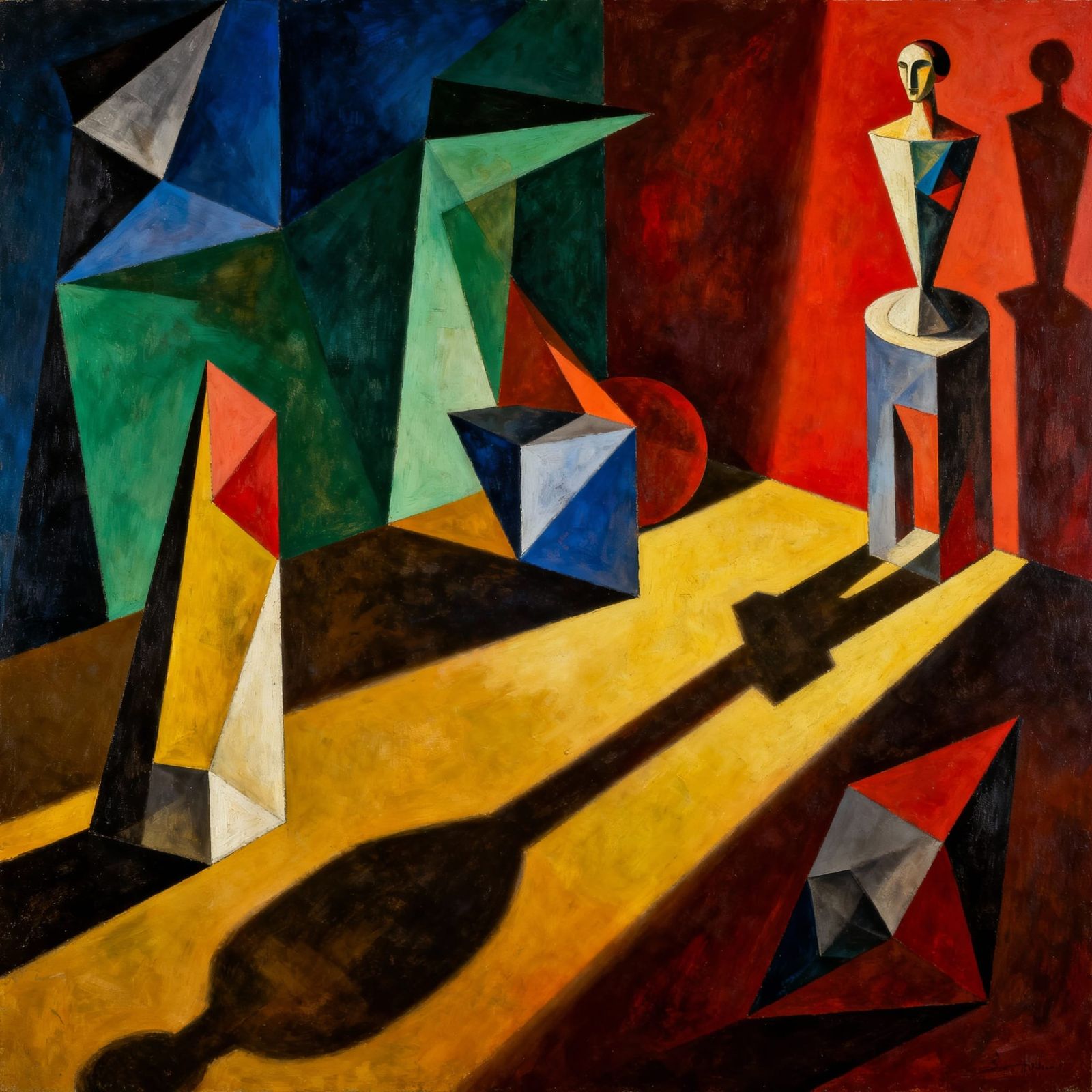 Surrealist Abstract Shapes Exploring Proportion