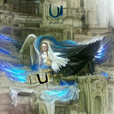 Radiant Angelic Figure in Golden Light