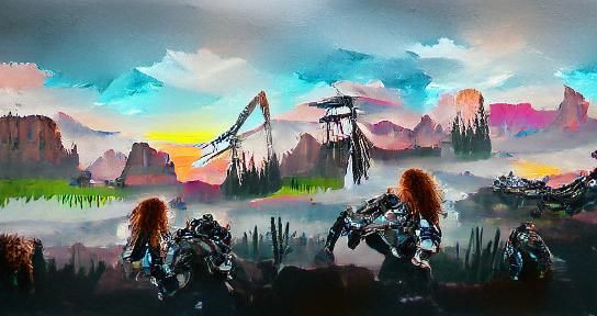 Horizon Zero Dawn Inspired Landscape