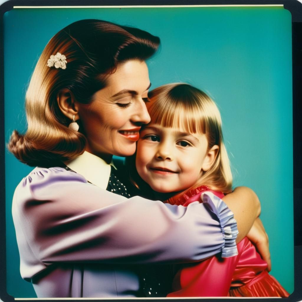 80s Mother and Daughter (Version 2)