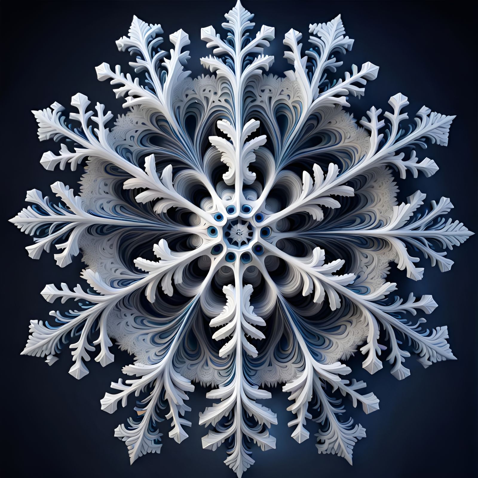 Hyperdetailed Fractal Snowflake Fibonacci of the Universe