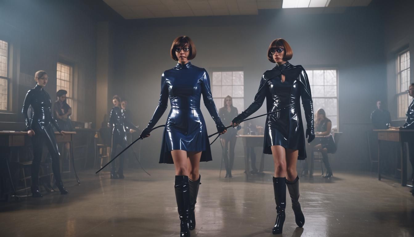 Velma Dinkley as Dominant Latex Teacher