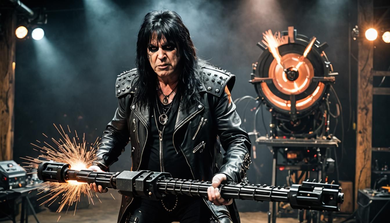 Blackie Lawless from the Band W.A.S.P. is on a reality T.V. ...