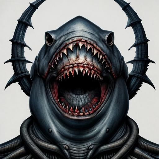 Giger-esque Jaws: A Biomechanical Nightmare