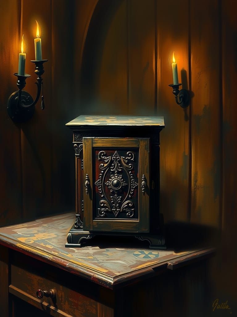 The Dybbuk Box
This small wooden cabinet was sold at auction on eBay and is famous for supposedly containing an evil spi...