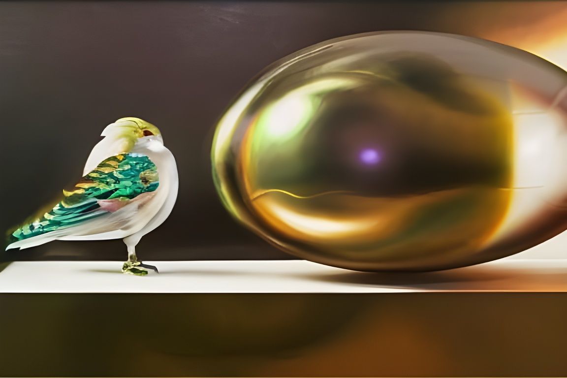 Metallic Beast Dancing: Hyperrealistic Oil Painting