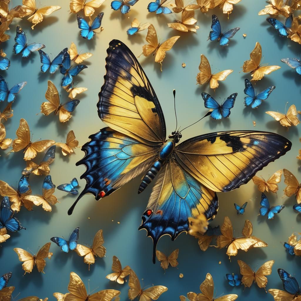 Magnificent Butterfly in Hyper-Realistic Detail