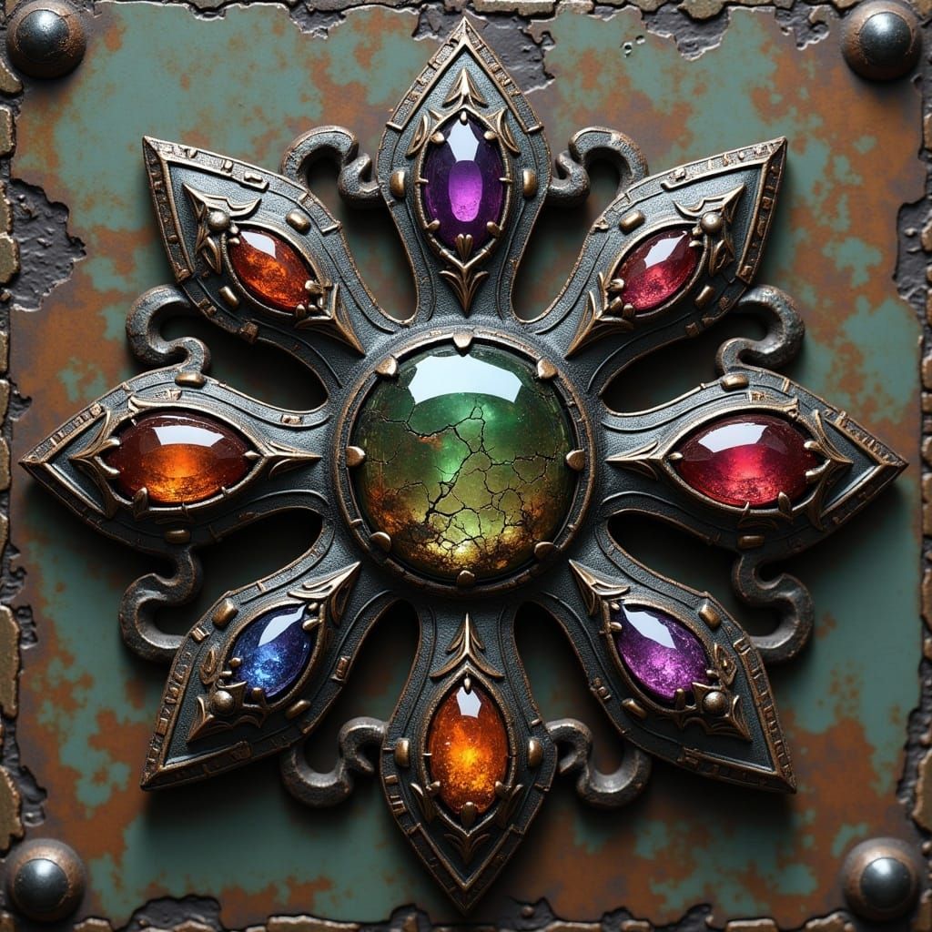 Rusted Iron Chaos Star Icon