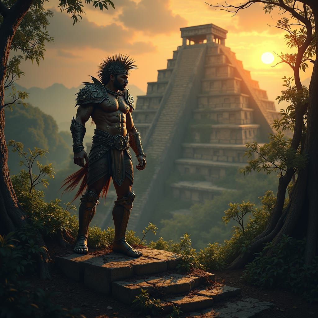 Aztec porcupine Warrior 3