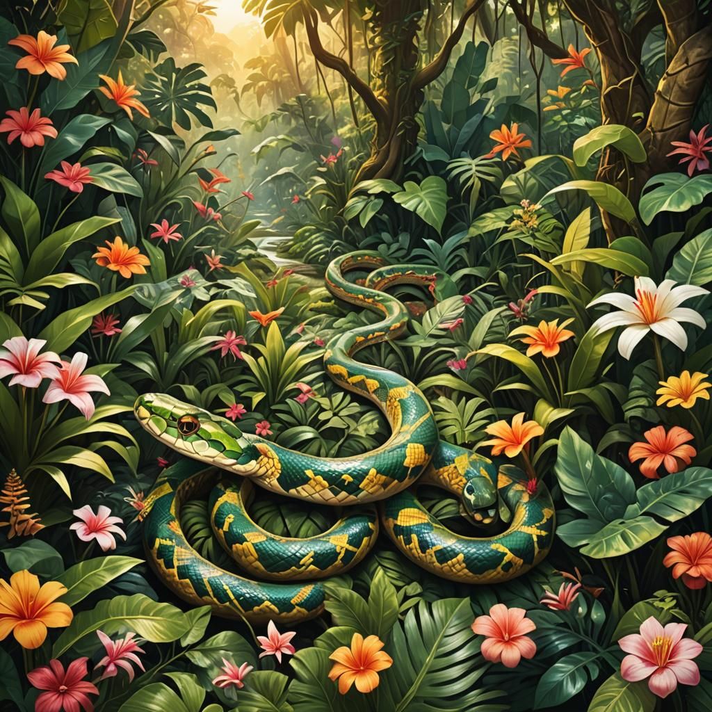 a tropical flower background with beautiful monstera leaves,...