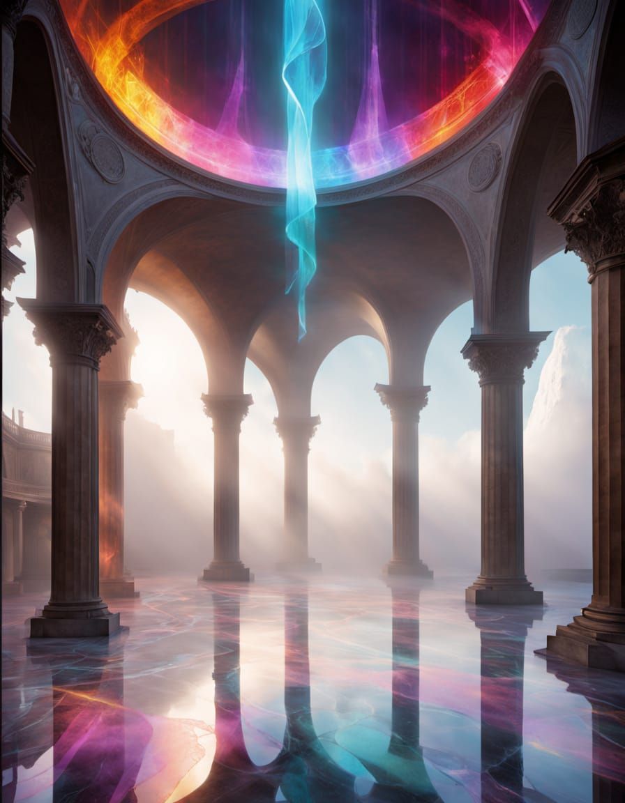 Enormous Sign Moving Through Mist: Magical Realism