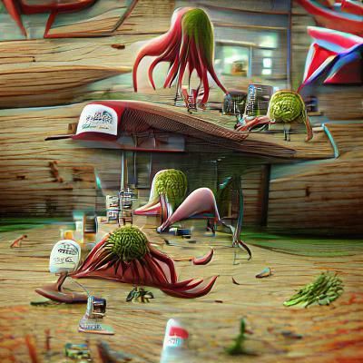Squidbillies 3D Render in 8K Resolution