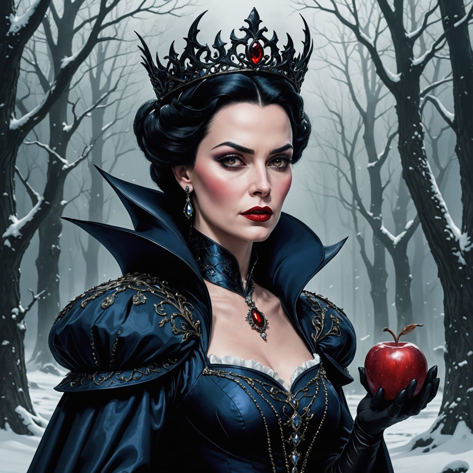 The Wicked Queen Envies Snow White