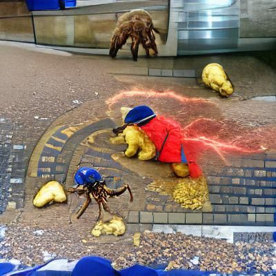Cartoon Bear's Radioactive Scorpion Problem