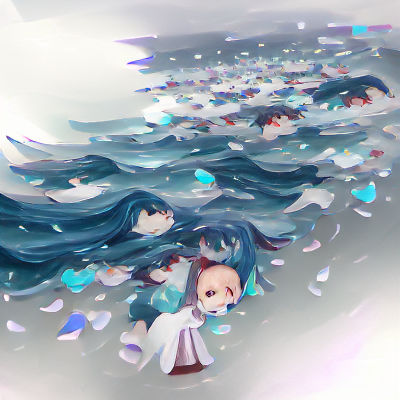 Serene Ocean Vista: An AI-Generated Seascape