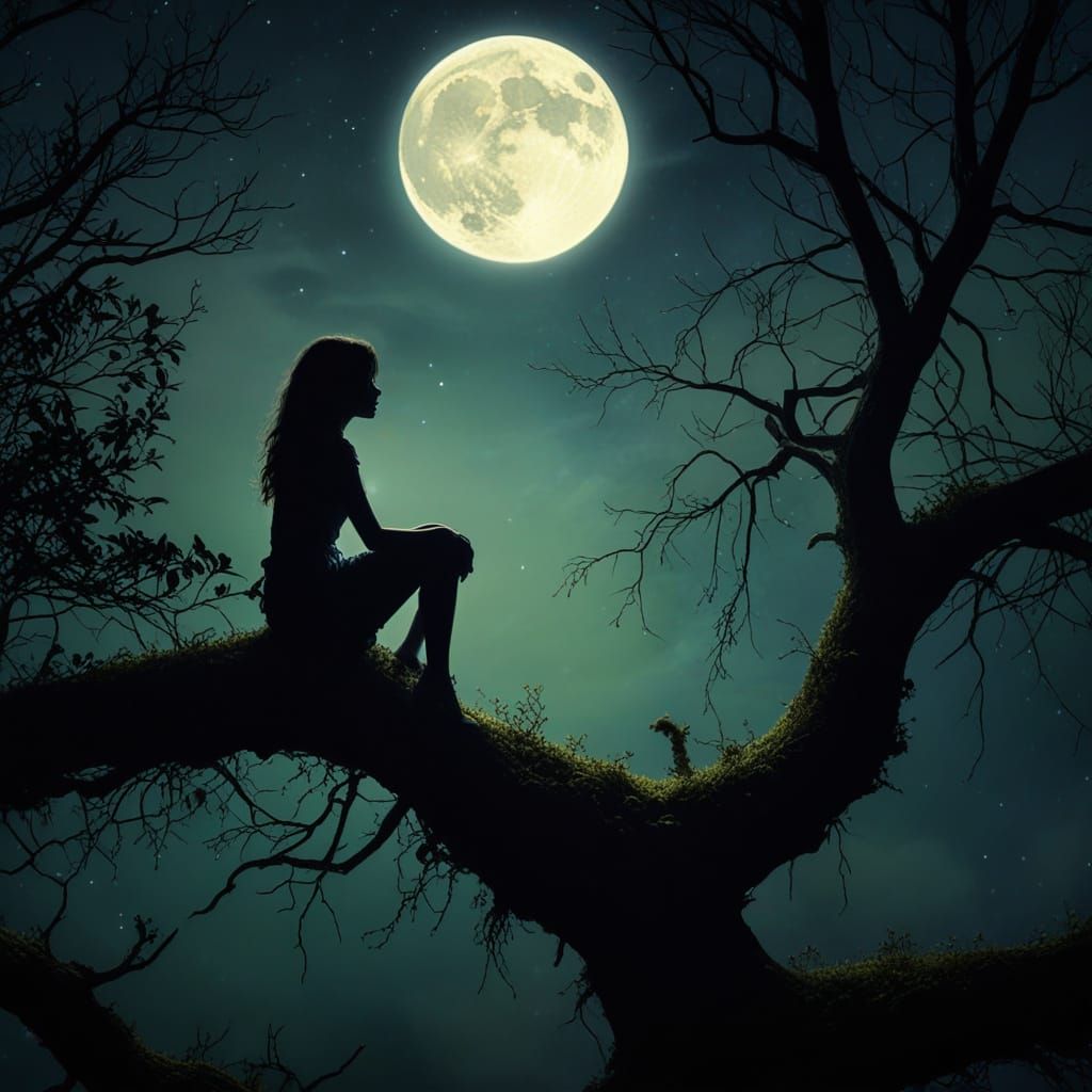 Mystic Girl by Glowing Moon Concept Art